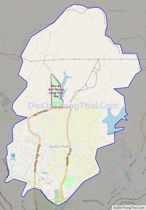 bản đồ phường 8 đà lạt