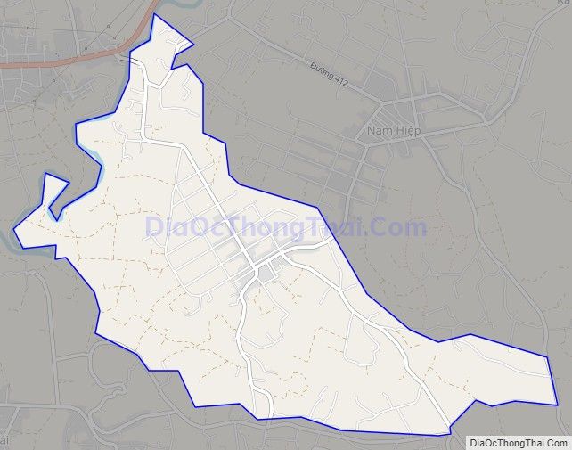 Bản đồ giao thông xã Quảng Lập, huyện Đơn Dương