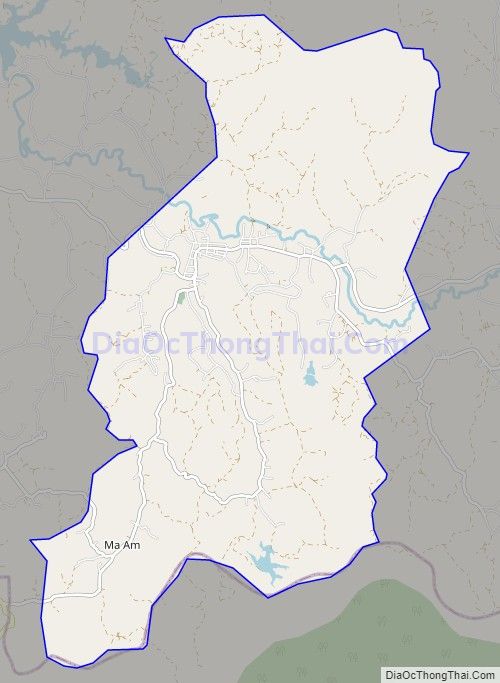 Bản đồ giao thông xã Đà Loan, huyện Đức Trọng