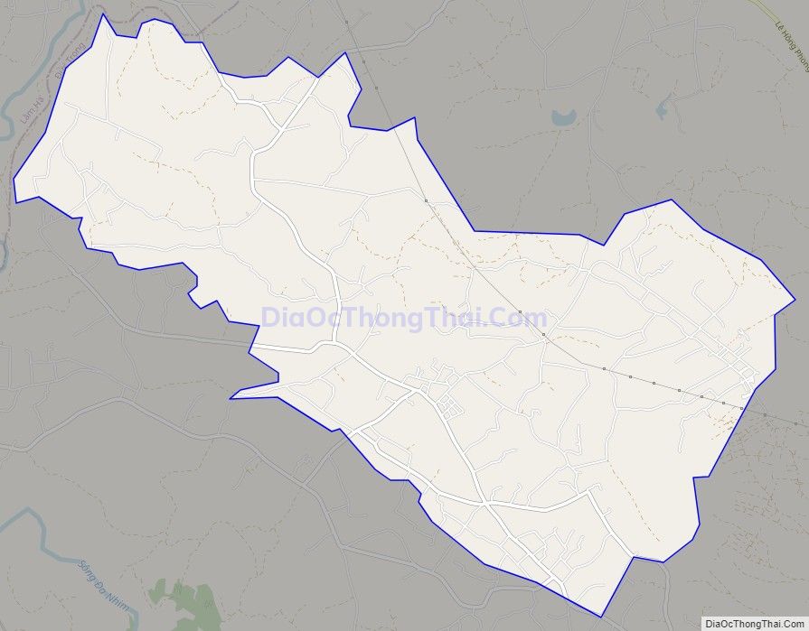 Bản đồ giao thông xã Tân Hội, huyện Đức Trọng