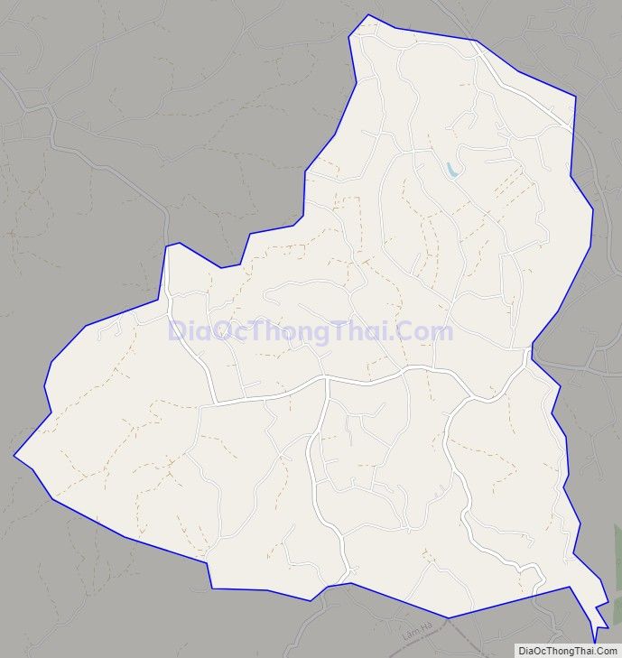 Bản đồ giao thông xã Nam Hà, huyện Lâm Hà