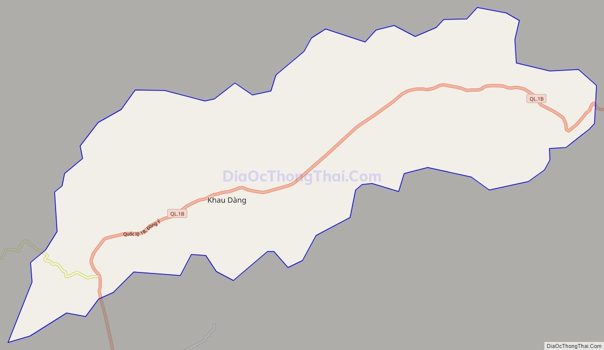 Bản đồ giao thông xã Đồng Ý, huyện Bắc Sơn
