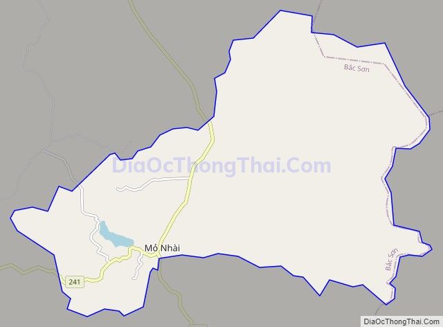 Bản đồ giao thông xã Hưng Vũ, huyện Bắc Sơn