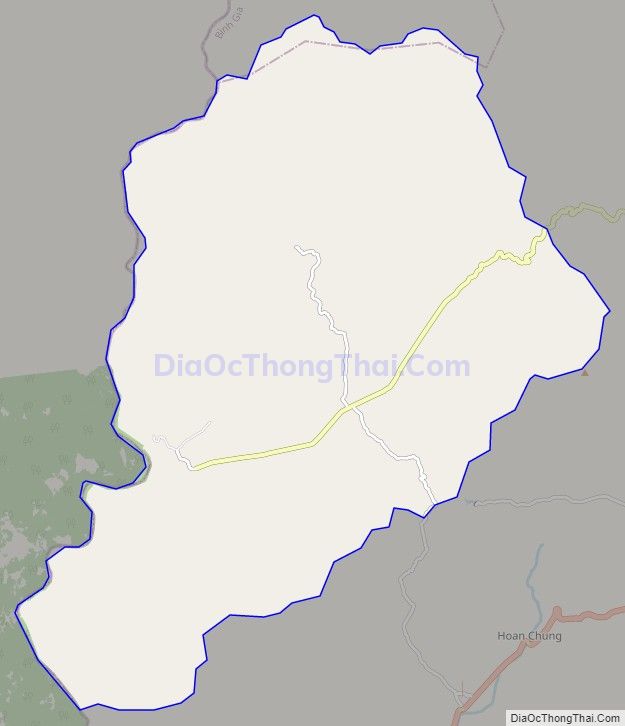 Bản đồ giao thông xã Tân Tri, huyện Bắc Sơn