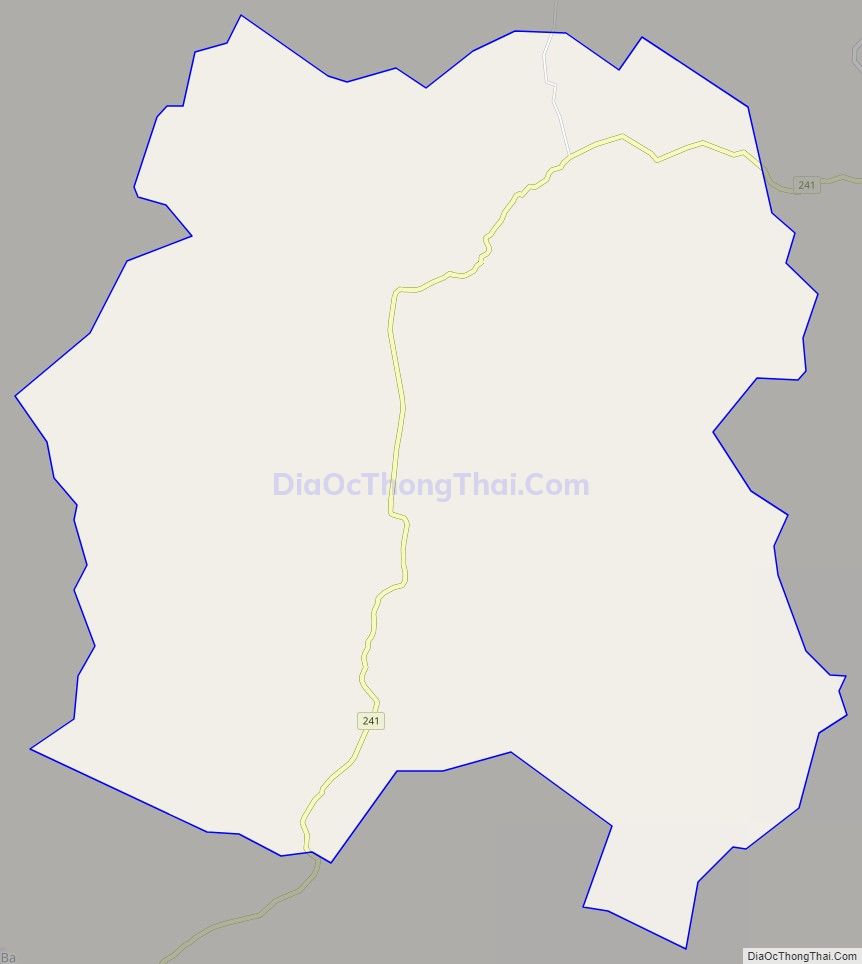 Bản đồ giao thông xã Vũ Lăng, huyện Bắc Sơn