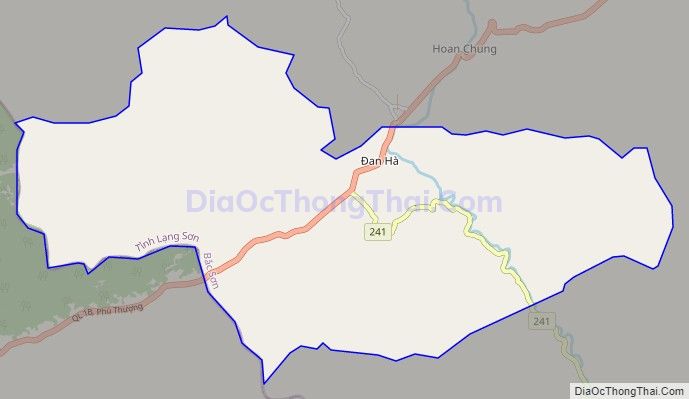 Bản đồ giao thông xã Vũ Lễ, huyện Bắc Sơn