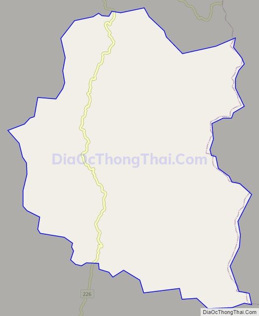 Bản đồ giao thông xã Minh Khai, huyện Bình Gia
