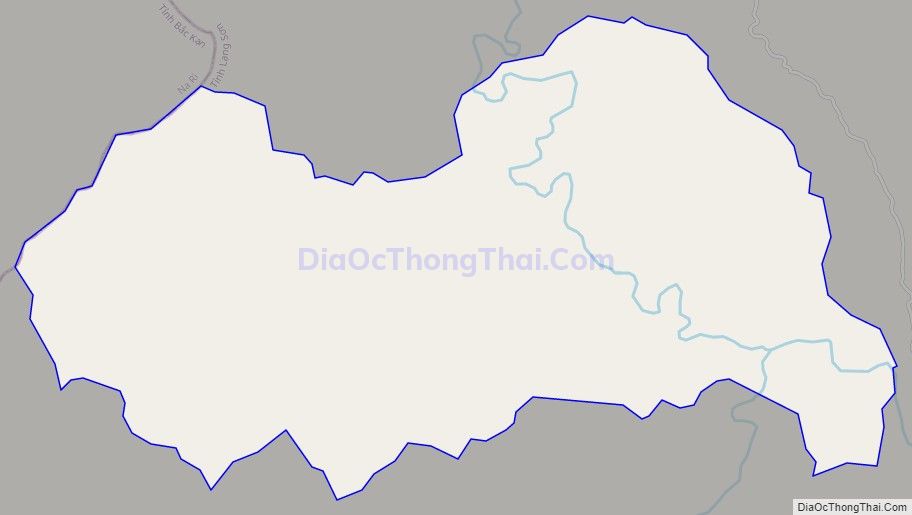 Bản đồ giao thông xã Quý Hòa, huyện Bình Gia