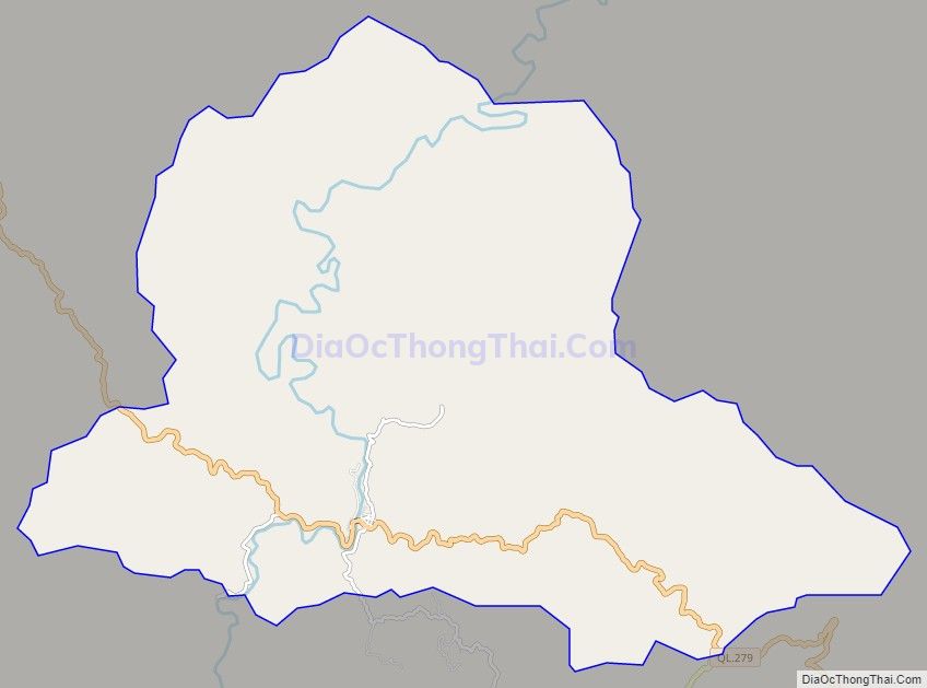 Bản đồ giao thông xã Thiện Thuật, huyện Bình Gia