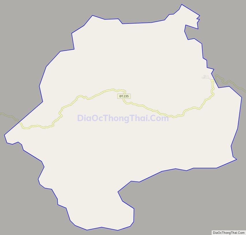 Bản đồ giao thông xã Hải Yến, huyện Cao Lộc