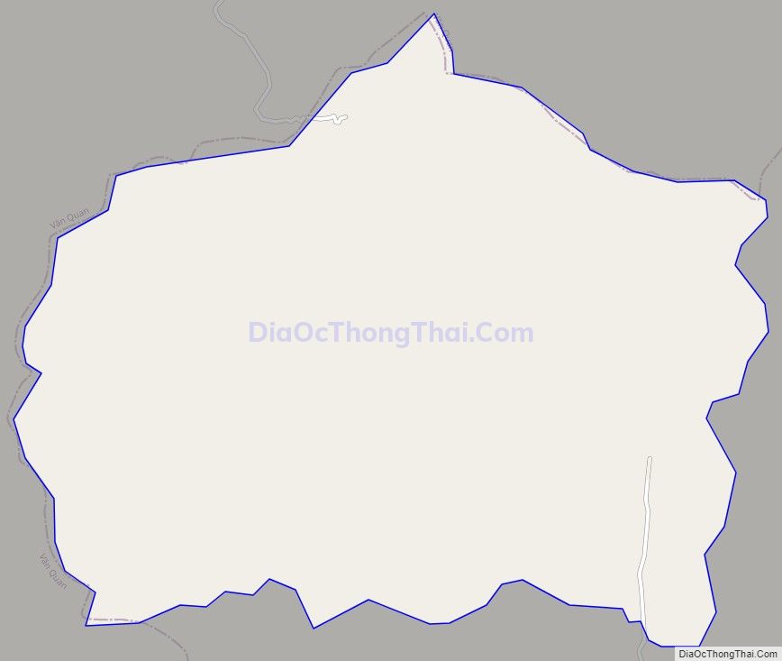 Bản đồ giao thông xã Bằng Hữu, huyện Chi Lăng