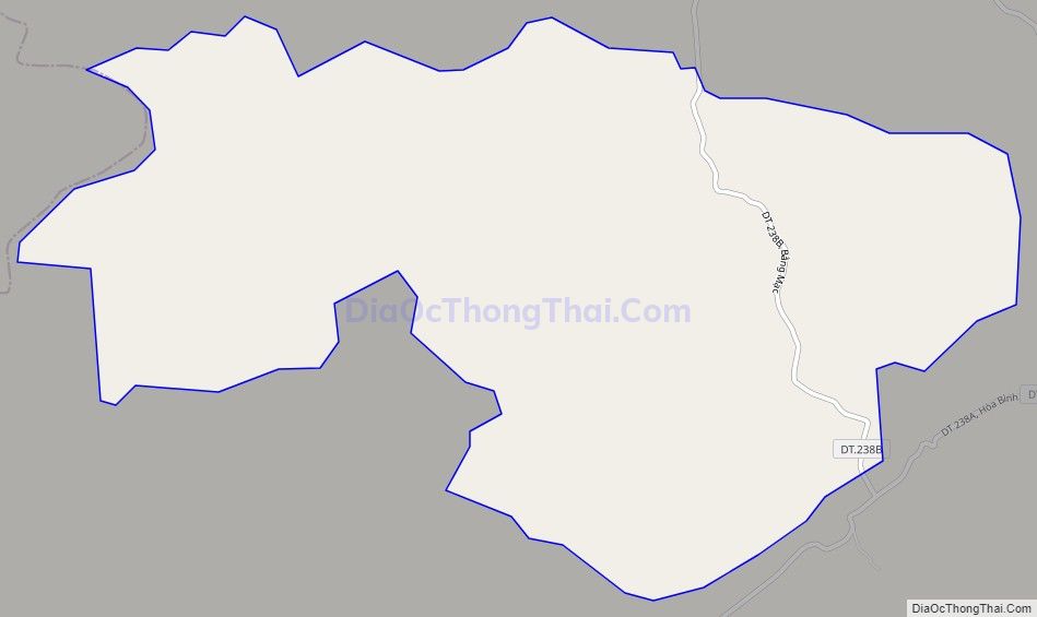 Bản đồ giao thông xã Bằng Mạc, huyện Chi Lăng