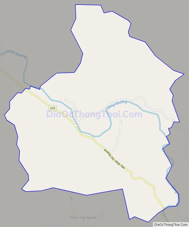 Bản đồ giao thông xã Nhật Tiến, huyện Hữu Lũng