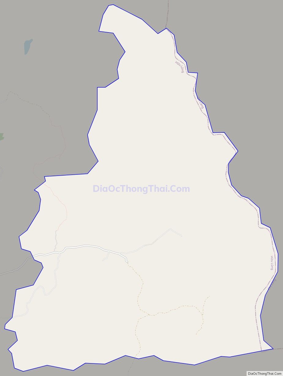Bản đồ giao thông xã Yên Sơn, huyện Hữu Lũng