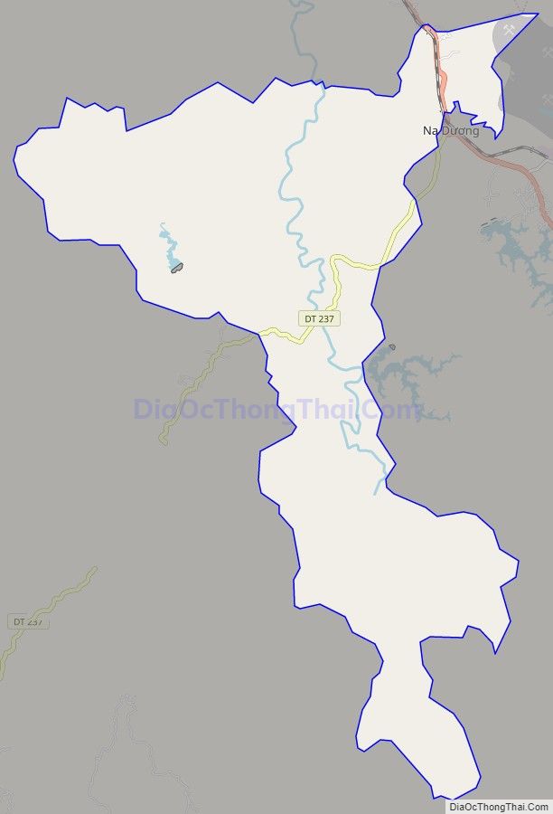 Bản đồ giao thông xã Đông Quan, huyện Lộc Bình