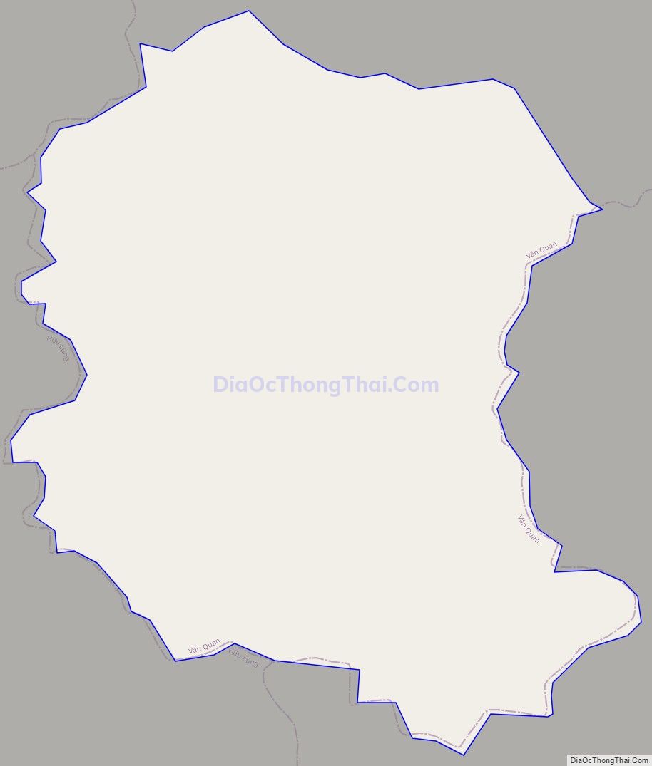 Bản đồ giao thông xã Hữu Lễ, huyện Văn Quan