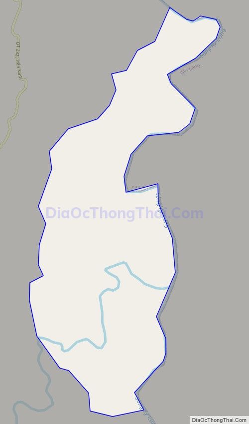 Bản đồ giao thông xã Song Giang (cũ), huyện Văn Quan