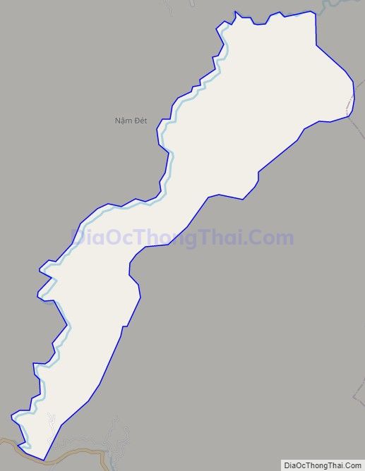 Bản đồ giao thông xã Nậm Khánh, huyện Bắc Hà