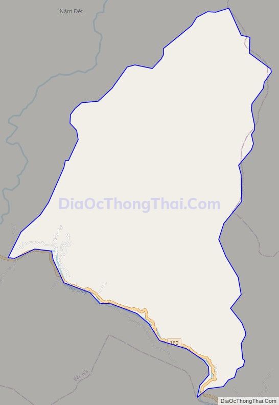 Bản đồ giao thông xã Nậm Lúc, huyện Bắc Hà