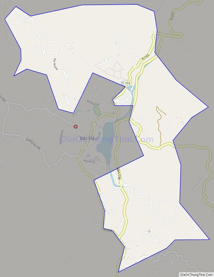 Bản đồ giao thông xã Tà Chải, huyện Bắc Hà