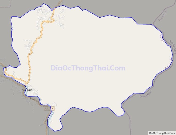 Bản đồ giao thông xã Xuân Hòa, huyện Bảo Yên