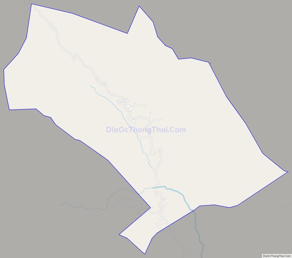 Bản đồ giao thông xã Dền Sáng, huyện Bát Xát