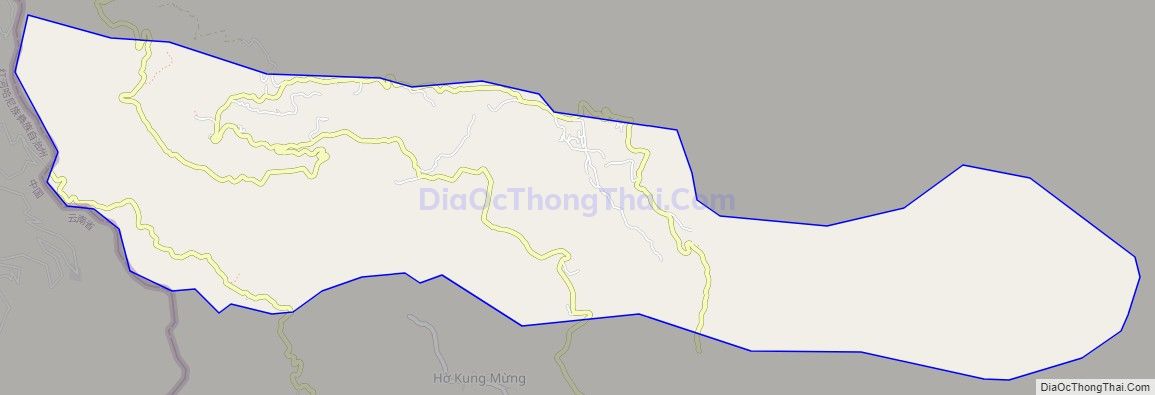 Bản đồ giao thông xã Ngải Thầu (cũ), huyện Bát Xát
