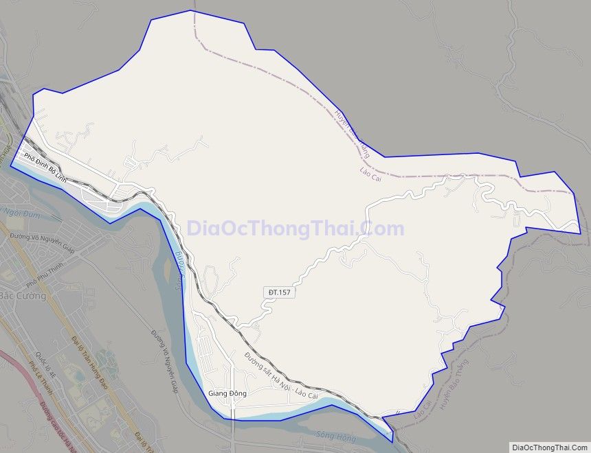 Bản đồ giao thông xã Vạn Hòa, thành phố Lào Cai