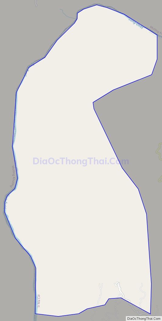 Bản đồ giao thông xã Thào Chư Phìn, huyện Si Ma Cai