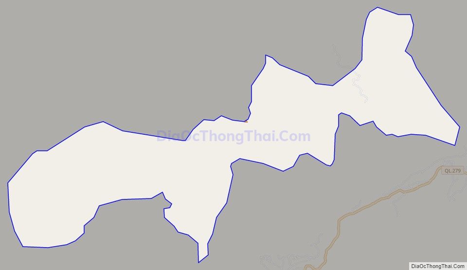 Bản đồ giao thông xã Dần Thàng, huyện Văn Bàn