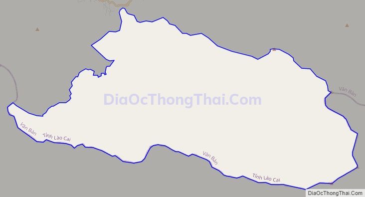 Bản đồ giao thông xã Nậm Xây, huyện Văn Bàn