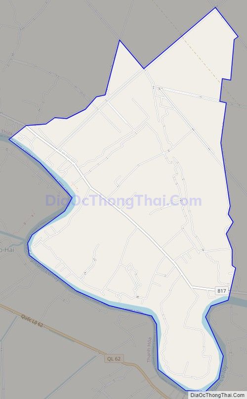 Bản đồ giao thông xã Mỹ Lạc, huyện Thủ Thừa