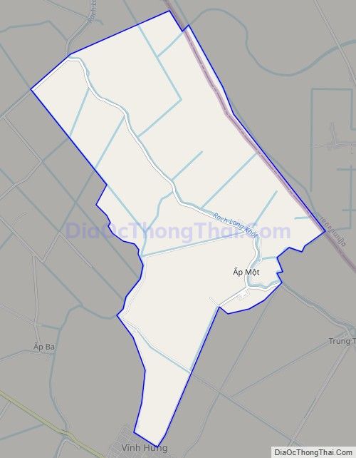 Bản đồ giao thông xã Thái Trị, huyện Vĩnh Hưng