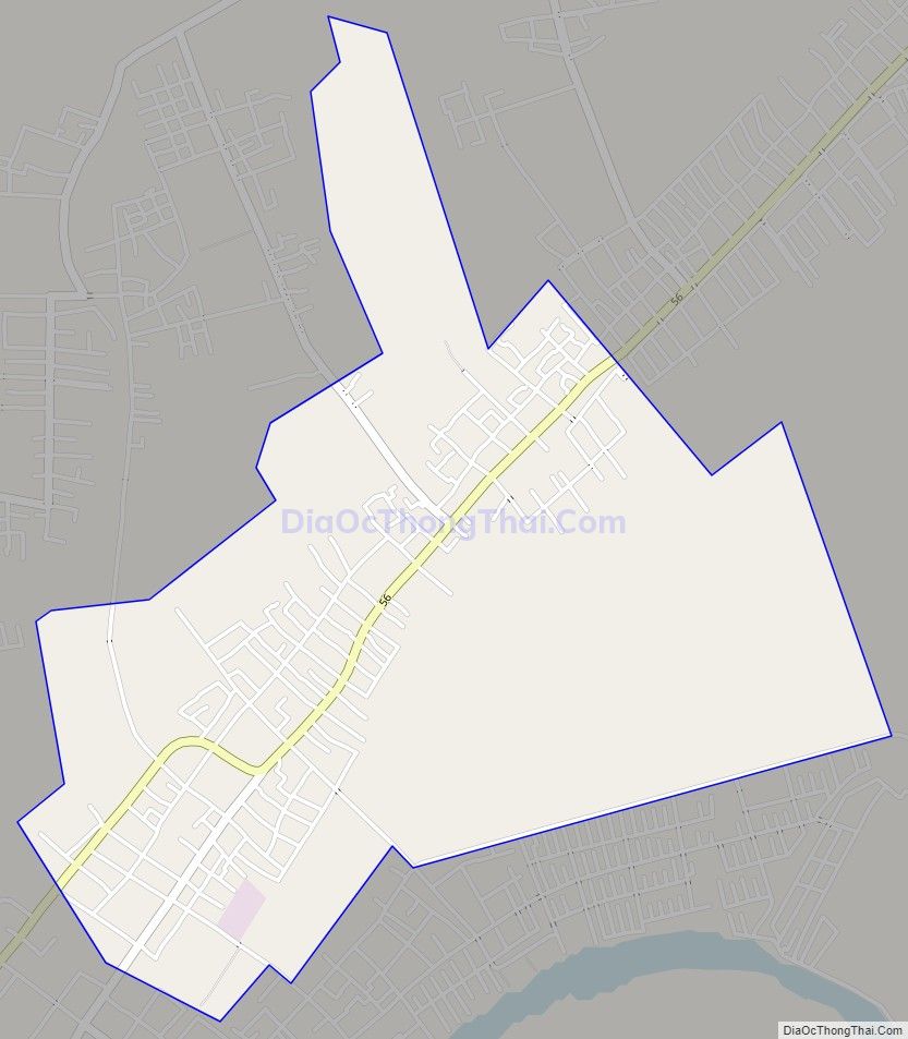 Bản đồ giao thông xã Giao Yến, huyện Giao Thủy