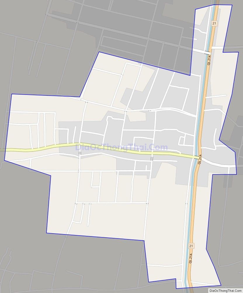 Bản đồ giao thông Thị trấn Cồn, huyện Hải Hậu