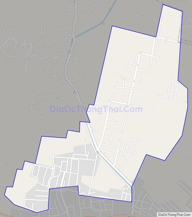 Bản đồ giao thông xã Hải Bắc, huyện Hải Hậu