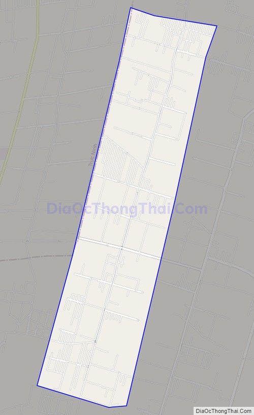 Bản đồ giao thông xã Hải Đường, huyện Hải Hậu