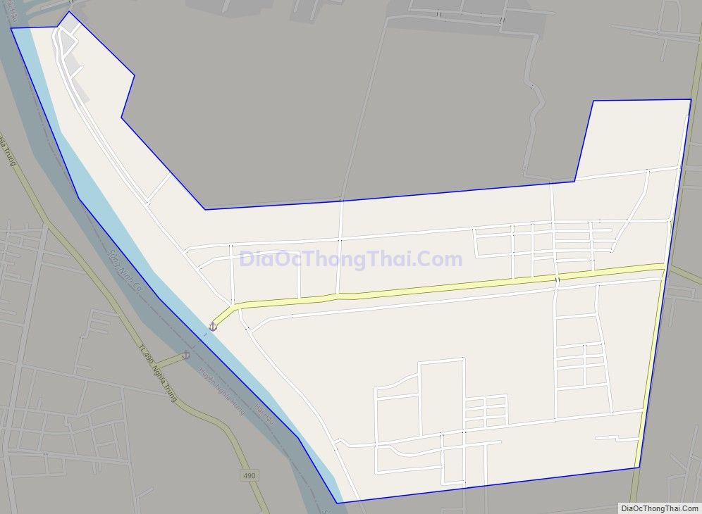 Bản đồ giao thông xã Hải Giang, huyện Hải Hậu