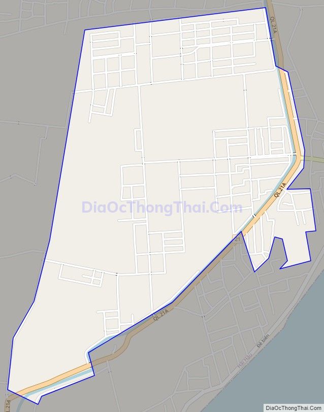 Bản đồ giao thông xã Hải Xuân, huyện Hải Hậu