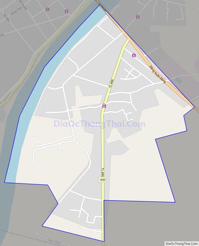 Bản đồ giao thông phường Cửa Nam, thành phố Nam Định