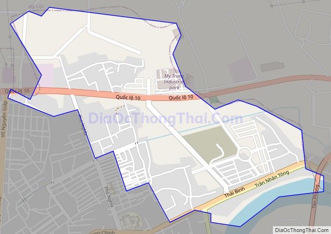 Bản đồ giao thông phường Lộc Hạ, thành phố Nam Định