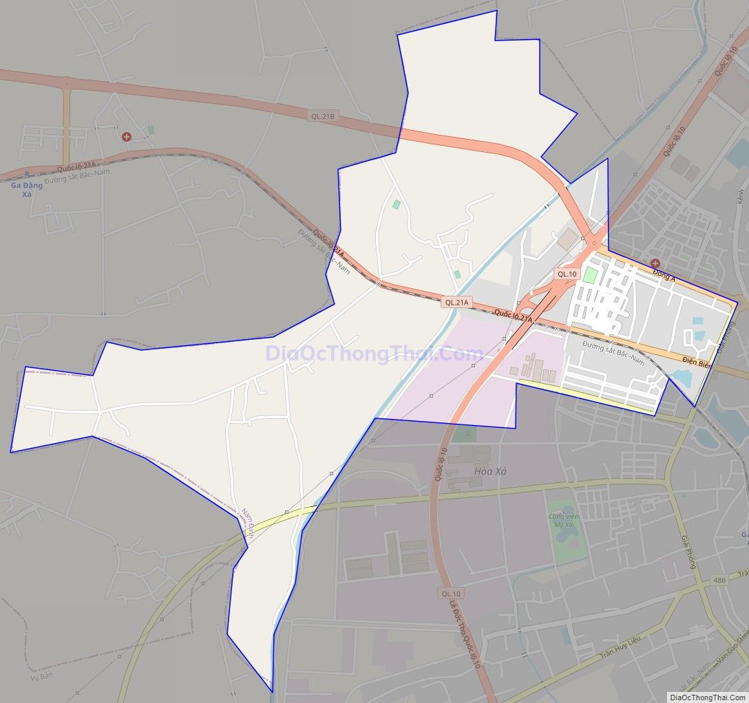Bản đồ giao thông phường Lộc Hòa, thành phố Nam Định