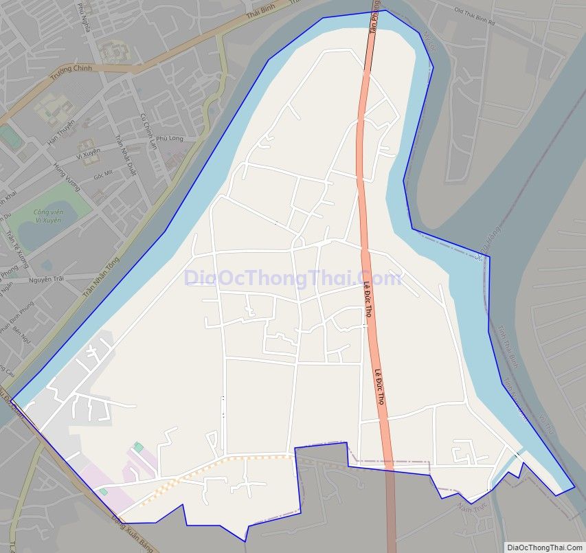 Bản đồ giao thông xã Nam Phong, thành phố Nam Định