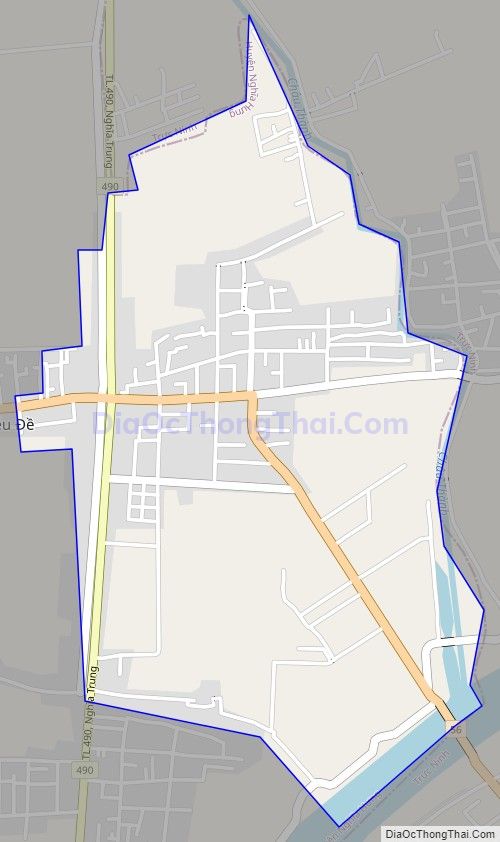 Bản đồ giao thông Thị trấn Liễu Đề, huyện Nghĩa Hưng