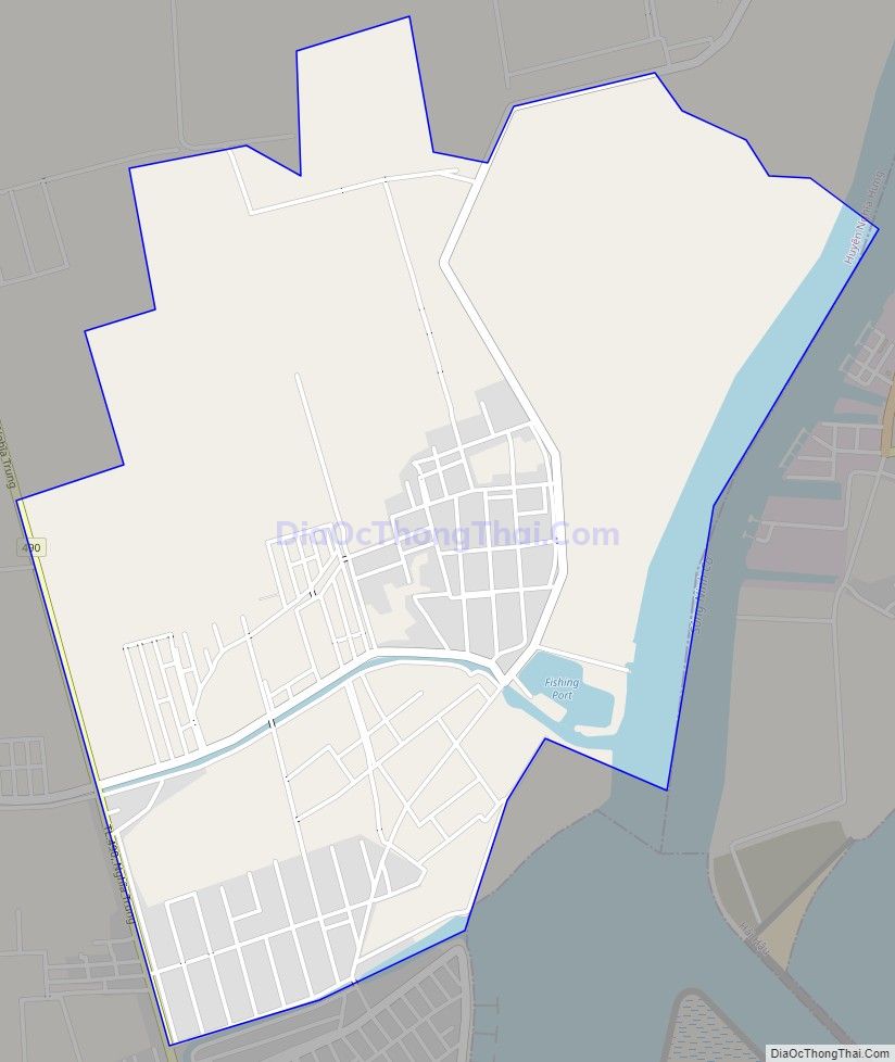 Bản đồ giao thông xã Nghĩa Thắng (cũ), huyện Nghĩa Hưng
