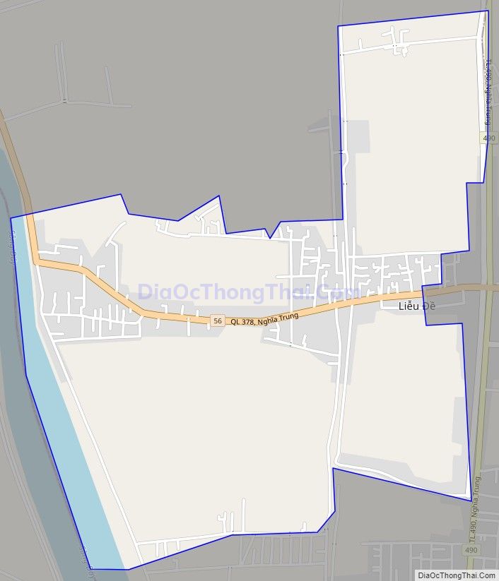 Bản đồ giao thông xã Nghĩa Trung, huyện Nghĩa Hưng