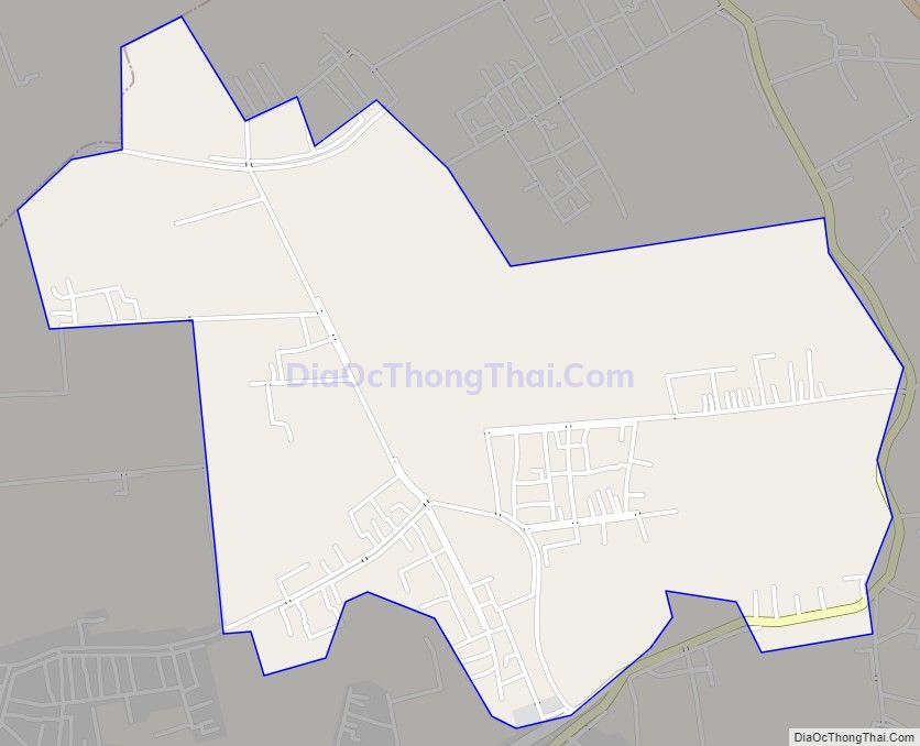 Bản đồ giao thông xã Trực Tuấn, huyện Trực Ninh