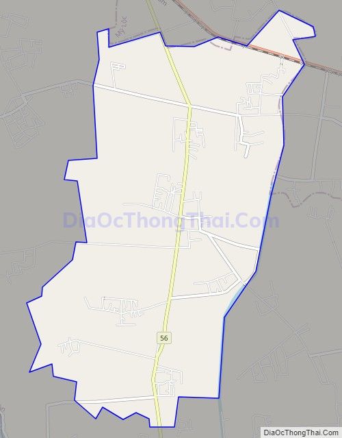 Bản đồ giao thông xã Hiển Khánh, huyện Vụ Bản