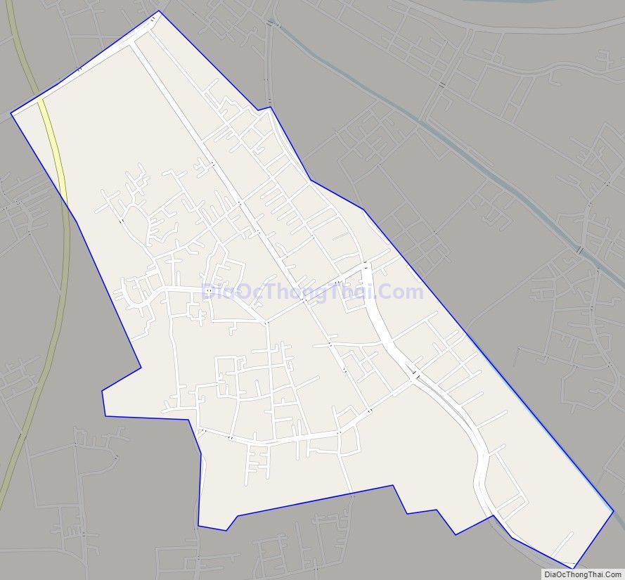 Bản đồ giao thông xã Xuân Phong, huyện Xuân Trường