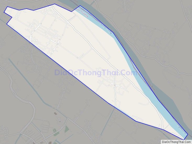 Bản đồ giao thông xã Xuân Tân, huyện Xuân Trường